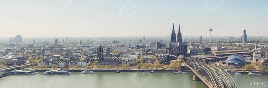 Cologne Skyline panorama with Cathedral (Dom)  : Stock Photo or Stock Video Download rcfotostock photos, images and assets rcfotostock | RC Photo Stock.: