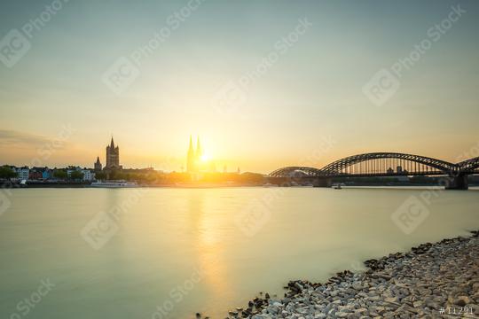 Cologne sunset silhouette  : Stock Photo or Stock Video Download rcfotostock photos, images and assets rcfotostock | RC Photo Stock.: