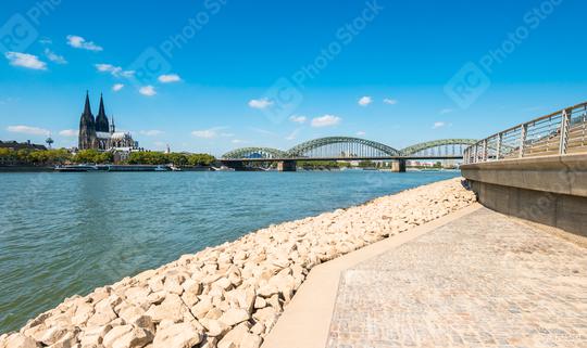 Cologne view and the deutzer rhine boulevard at summer  : Stock Photo or Stock Video Download rcfotostock photos, images and assets rcfotostock | RC Photo Stock.: