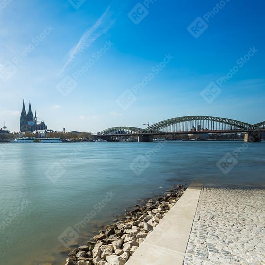 cologne view from the Rhine Boulevard  : Stock Photo or Stock Video Download rcfotostock photos, images and assets rcfotostock | RC Photo Stock.: