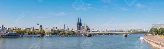 Cologneat summer panorama  : Stock Photo or Stock Video Download rcfotostock photos, images and assets rcfotostock | RC Photo Stock.: