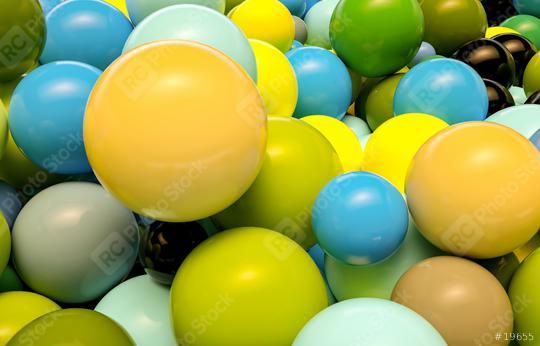 colored plastic balls background - 3D Rendering  : Stock Photo or Stock Video Download rcfotostock photos, images and assets rcfotostock | RC Photo Stock.:
