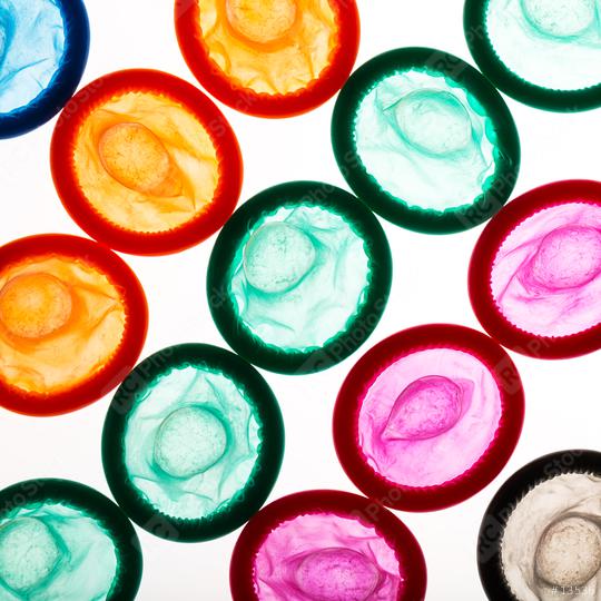 Colorful condoms  : Stock Photo or Stock Video Download rcfotostock photos, images and assets rcfotostock | RC Photo Stock.: