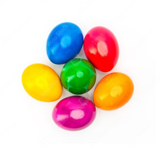 colorful easter eggs on white  : Stock Photo or Stock Video Download rcfotostock photos, images and assets rcfotostock | RC Photo Stock.: