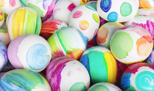 Colorful Easter eggs with watercolor at Easter in a heap  : Stock Photo or Stock Video Download rcfotostock photos, images and assets rcfotostock | RC Photo Stock.: