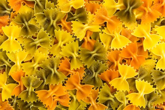 colorful Farfalle pasta noodles background  : Stock Photo or Stock Video Download rcfotostock photos, images and assets rcfotostock | RC Photo Stock.: