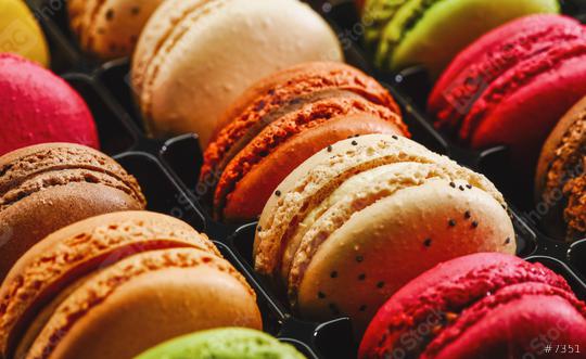 Colorful french macarons background, close up. Different colorful macaroons in Tasty sweet color - Bakery concept image  : Stock Photo or Stock Video Download rcfotostock photos, images and assets rcfotostock | RC Photo Stock.: