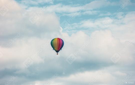 colorful Hot air balloon with cloud sky  : Stock Photo or Stock Video Download rcfotostock photos, images and assets rcfotostock | RC Photo Stock.: