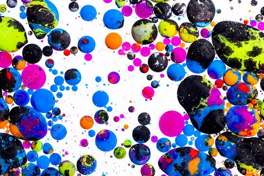 Colorful ink balls on white  : Stock Photo or Stock Video Download rcfotostock photos, images and assets rcfotostock | RC Photo Stock.: