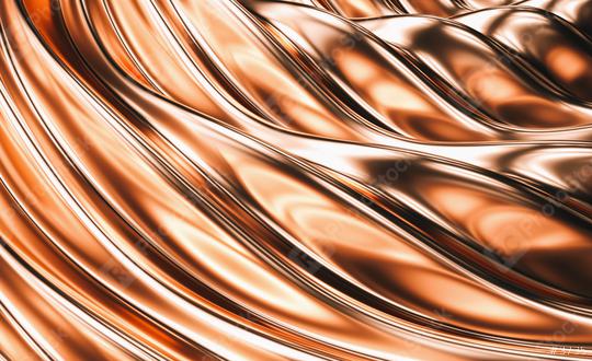copper Wave Abstract Background 3D Rendering  : Stock Photo or Stock Video Download rcfotostock photos, images and assets rcfotostock | RC-Photo-Stock.: