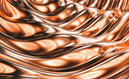 copper Wave Abstract Background 3D Rendering  : Stock Photo or Stock Video Download rcfotostock photos, images and assets rcfotostock | RC Photo Stock.: