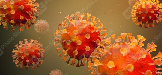 Corona virus - Schematic image of viruses of the Corona family. 3D render  : Stock Photo or Stock Video Download rcfotostock photos, images and assets rcfotostock | RC Photo Stock.: