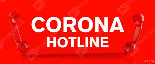Corona virus hotline with Covid-19 virus and a red telephone  : Stock Photo or Stock Video Download rcfotostock photos, images and assets rcfotostock | RC Photo Stock.: