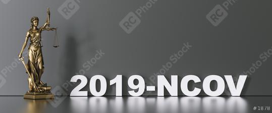 coronavirus 2019 - NCOV and Statue of Justice - law concept   : Stock Photo or Stock Video Download rcfotostock photos, images and assets rcfotostock | RC Photo Stock.: