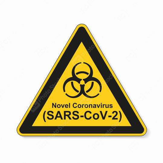 Coronavirus 2019-nCoV. Corona virus Pathogen respiratory infection attention sign. Safety signs, warning Sign, Danger symbol BGV Pandemic medical concept for covid-19 on white background. Vector Eps10  : Stock Photo or Stock Video Download rcfotostock photos, images and assets rcfotostock | RC Photo Stock.:
