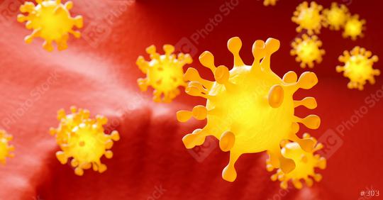 Coronavirus, coronavirus concept resposible for asian flu outbreak and coronaviruses influenza as dangerous flu strain cases as a pandemic. Microscope virus close up.   : Stock Photo or Stock Video Download rcfotostock photos, images and assets rcfotostock | RC Photo Stock.: