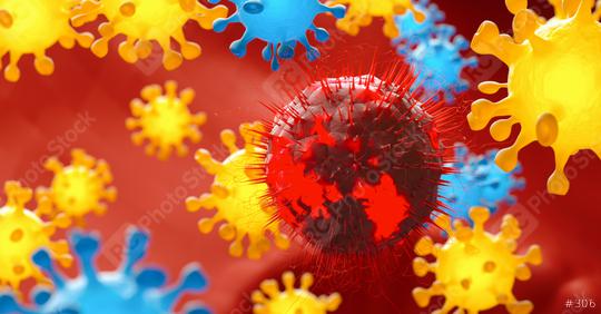 Coronavirus coronavirus concept resposible for asian flu outbreak and coronaviruses influenza as dangerous flu strain cases as a pandemic. Microscope virus close up.   : Stock Photo or Stock Video Download rcfotostock photos, images and assets rcfotostock | RC Photo Stock.: