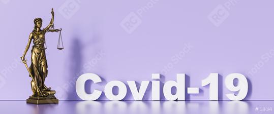 coronavirus covid-19 and The Statue of Justice - lady justice or Iustitia / Justitia the Roman goddess of Justice - law concept image  : Stock Photo or Stock Video Download rcfotostock photos, images and assets rcfotostock | RC Photo Stock.: