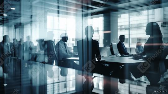 Corporate meeting behind glass walls
  : Stock Photo or Stock Video Download rcfotostock photos, images and assets rcfotostock | RC Photo Stock.: