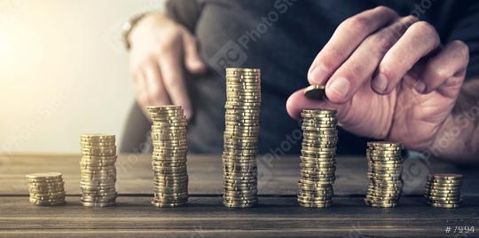 counting coins  : Stock Photo or Stock Video Download rcfotostock photos, images and assets rcfotostock | RC Photo Stock.: