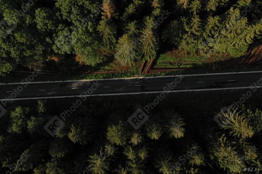 country road in the forest, Aerial view drone shot  : Stock Photo or Stock Video Download rcfotostock photos, images and assets rcfotostock | RC Photo Stock.: