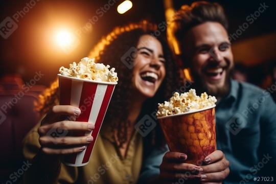 Couple laughing with popcorn at the movies
  : Stock Photo or Stock Video Download rcfotostock photos, images and assets rcfotostock | RC Photo Stock.: