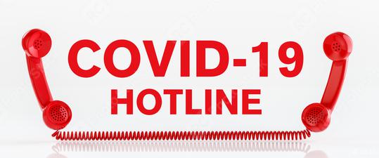 Covid-19 Coronavirus Hotline with landline telephone receiver   : Stock Photo or Stock Video Download rcfotostock photos, images and assets rcfotostock | RC Photo Stock.: