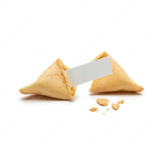 cracked fortune cookie with note and crumbs  : Stock Photo or Stock Video Download rcfotostock photos, images and assets rcfotostock | RC Photo Stock.: