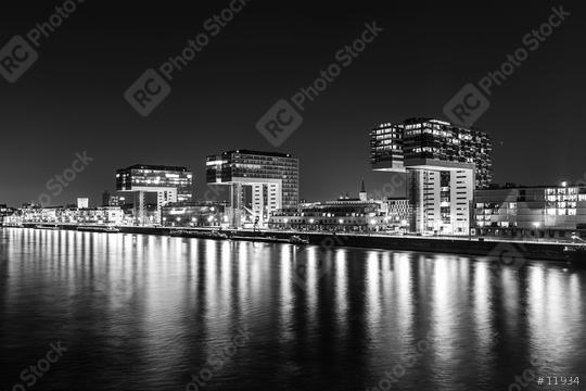 crane houses at night in black and white  : Stock Photo or Stock Video Download rcfotostock photos, images and assets rcfotostock | RC Photo Stock.: