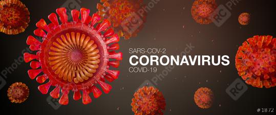 Cross-section of Sars-CoV-2 coronavirus which triggers the lung disease Covid-19 - 3D Rendering  : Stock Photo or Stock Video Download rcfotostock photos, images and assets rcfotostock | RC Photo Stock.:
