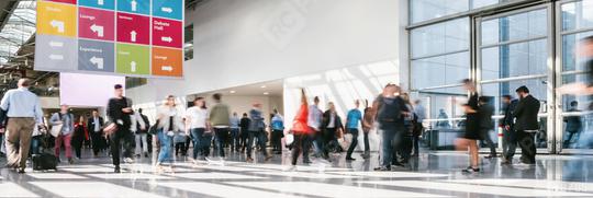 crowd of anonymous blurred business people at a trade fair   : Stock Photo or Stock Video Download rcfotostock photos, images and assets rcfotostock | RC Photo Stock.: