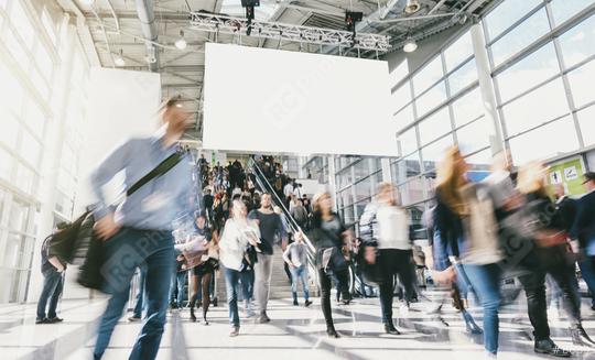 crowd of anonymous blurred business people at a tradeshow  : Stock Photo or Stock Video Download rcfotostock photos, images and assets rcfotostock | RC Photo Stock.: