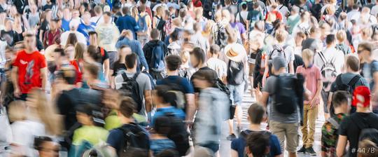crowd of anonymous blurred people at a trade fair  : Stock Photo or Stock Video Download rcfotostock photos, images and assets rcfotostock | RC Photo Stock.: