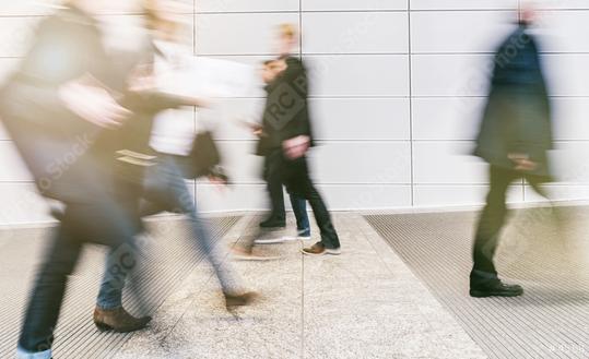 crowd of anonymous blurred people walking in a modern hall  : Stock Photo or Stock Video Download rcfotostock photos, images and assets rcfotostock | RC Photo Stock.: