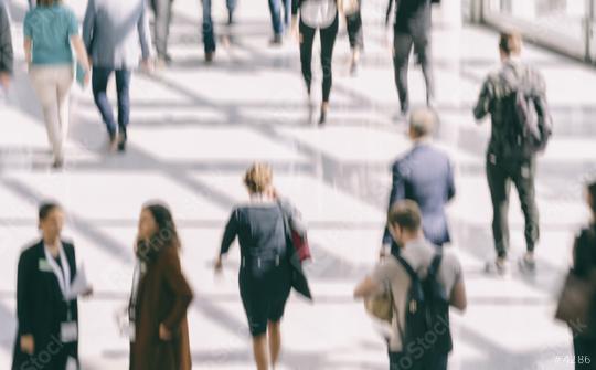 Crowd of anonymous people walking on busy city street  : Stock Photo or Stock Video Download rcfotostock photos, images and assets rcfotostock | RC Photo Stock.: