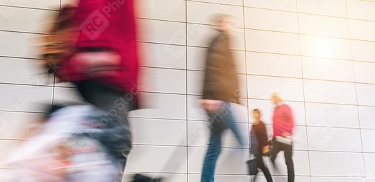 Crowd of anonymous people walking on busy city street  : Stock Photo or Stock Video Download rcfotostock photos, images and assets rcfotostock | RC Photo Stock.:
