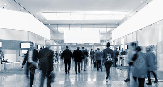 crowd of blurred business people at a trade fair, copy space for individual text   : Stock Photo or Stock Video Download rcfotostock photos, images and assets rcfotostock | RC Photo Stock.: