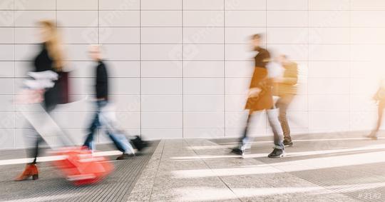 crowd of blurred commuters   : Stock Photo or Stock Video Download rcfotostock photos, images and assets rcfotostock | RC Photo Stock.: