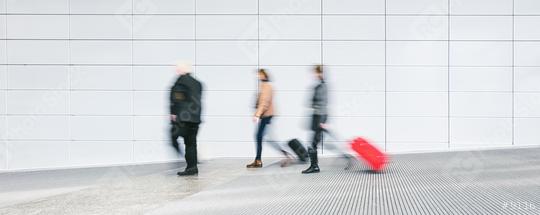 crowd of business commuters rushing at a entrance  : Stock Photo or Stock Video Download rcfotostock photos, images and assets rcfotostock | RC Photo Stock.: