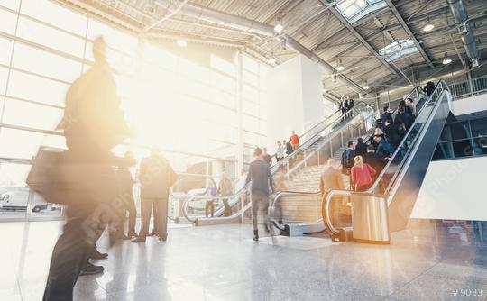 crowd of business people rushing at escalators  : Stock Photo or Stock Video Download rcfotostock photos, images and assets rcfotostock | RC Photo Stock.: