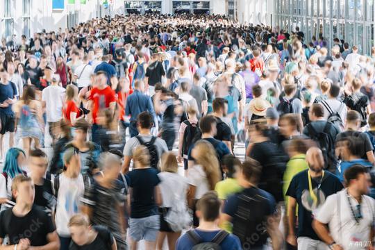 crowd of people at a trade fair  : Stock Photo or Stock Video Download rcfotostock photos, images and assets rcfotostock | RC Photo Stock.: