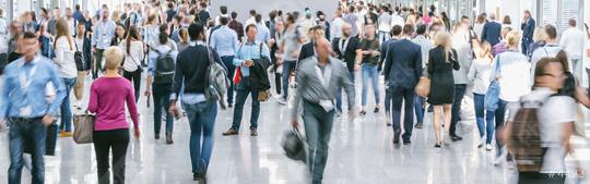 Crowd of people walking at trade fair  : Stock Photo or Stock Video Download rcfotostock photos, images and assets rcfotostock | RC Photo Stock.:
