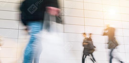 crowd of people walking on a trade show  : Stock Photo or Stock Video Download rcfotostock photos, images and assets rcfotostock | RC Photo Stock.: