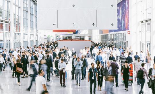 Crowd of people walking on a trade show in london  : Stock Photo or Stock Video Download rcfotostock photos, images and assets rcfotostock | RC Photo Stock.: