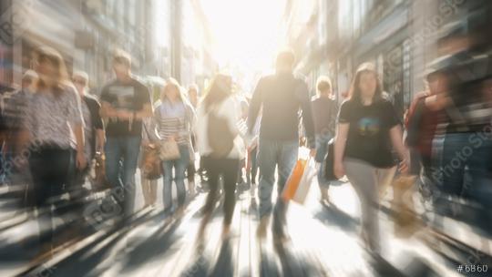 crowds of people in motion blur crossing a city street at sunset  : Stock Photo or Stock Video Download rcfotostock photos, images and assets rcfotostock | RC Photo Stock.: