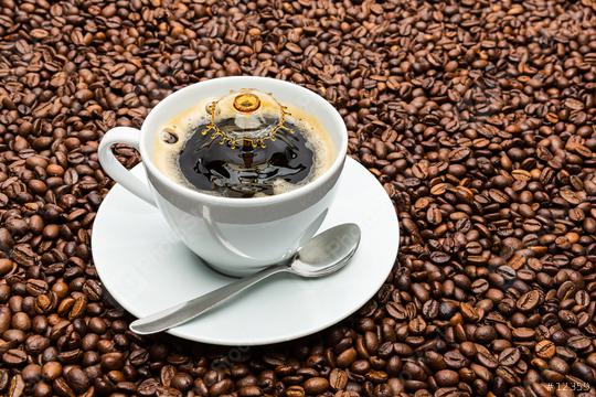 cup of coffee with a drop splash   : Stock Photo or Stock Video Download rcfotostock photos, images and assets rcfotostock | RC Photo Stock.:
