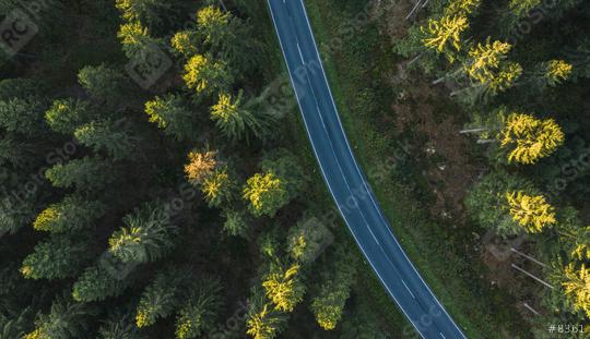 Curved aerial road from a drone  : Stock Photo or Stock Video Download rcfotostock photos, images and assets rcfotostock | RC Photo Stock.: