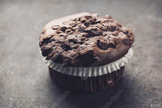 dark chocolate muffin  : Stock Photo or Stock Video Download rcfotostock photos, images and assets rcfotostock | RC Photo Stock.: