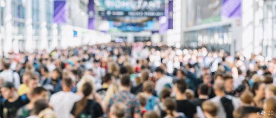 defocused blurred people at a trade fair hall  : Stock Photo or Stock Video Download rcfotostock photos, images and assets rcfotostock | RC Photo Stock.: