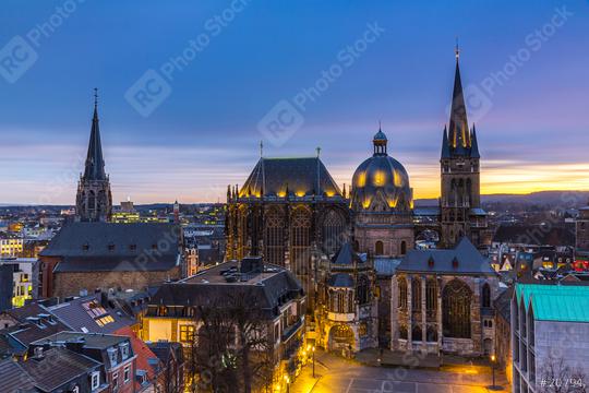 Der Aachener Dom - Die Top-Sehenswürdigkeit in Aachen  : Stock Photo or Stock Video Download rcfotostock photos, images and assets rcfotostock | RC Photo Stock.:
